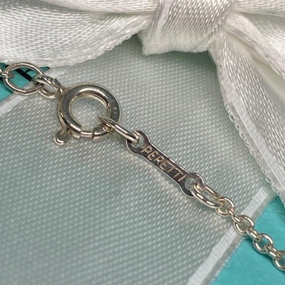 Tiffany & Co large Elsa Peretti bean 11 grams 925 silver vintage authentication - Picture 5 of 9